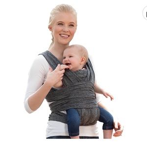 Dark gray boppy baby carrier